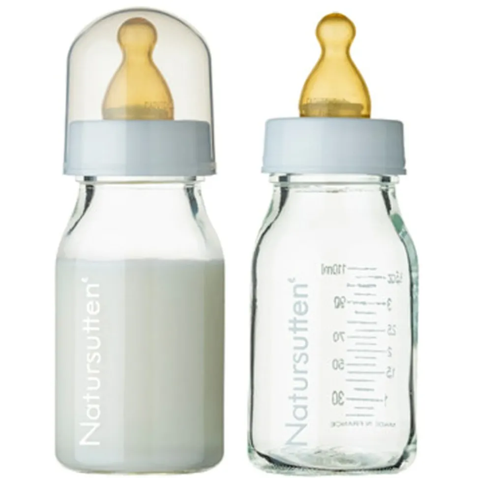 Natursutten Glazen Drinkflessen 110 ml 2 stuks