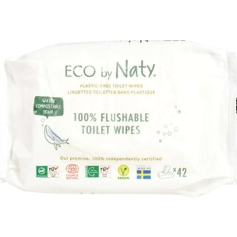 Naty Billendoekjes Doorspoelbaar 42 stuks