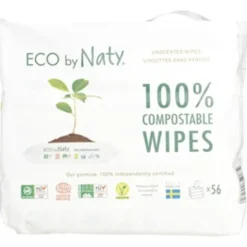 Naty Billendoekjes Sensitive Ongeparfumeerd 3x56 = 168 stuks