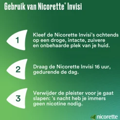 Nicorette Invisi Patch Pleisters 15mg 14 stuks