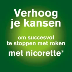 Nicorette Suikervrij Kauwgom Menthol Mint 2 mg 105 stuks