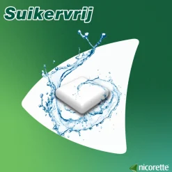 Nicorette Suikervrij Kauwgom Menthol Mint 2mg 30 stuks