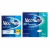 Nicotinell Combinatie therapie: Pleister 21 mg 14 st + Zuigtablet Mint 1 mg 204 st Pakket
