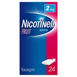 Nicotinell Kauwgom Fruit 2 mg 24 stuks