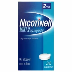 Nicotinell Zuigtablet Mint 2mg 36 zuigtabletten