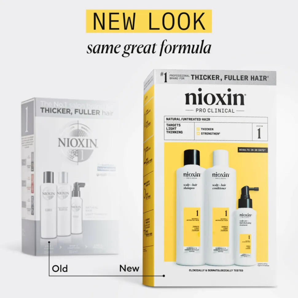 Nioxin System 1 Loyalty Kit 3 stuks