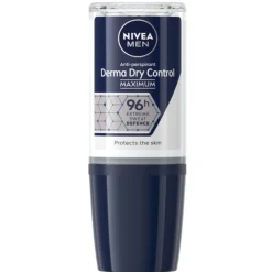 NIVEA Men Deodorant Roller Derma Dry Control 50 ml