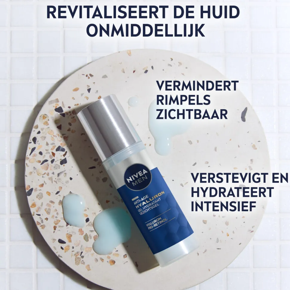 NIVEA Men Hyaluron Hydraterende Anti-Age gezichtsgel 50 ml