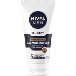 NIVEA Men Sensitive Skin & Stubble Moisturizer Gezichtsgel 50 ml