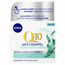 NIVEA Q10 Dagcrème Anti-Rimpel Extra Licht SPF 15 50 ml