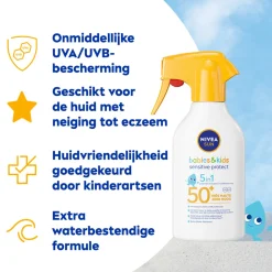 NIVEA Sun Babies & Kids Sensitive Protect Zonnespray SPF 50+ 270 ml