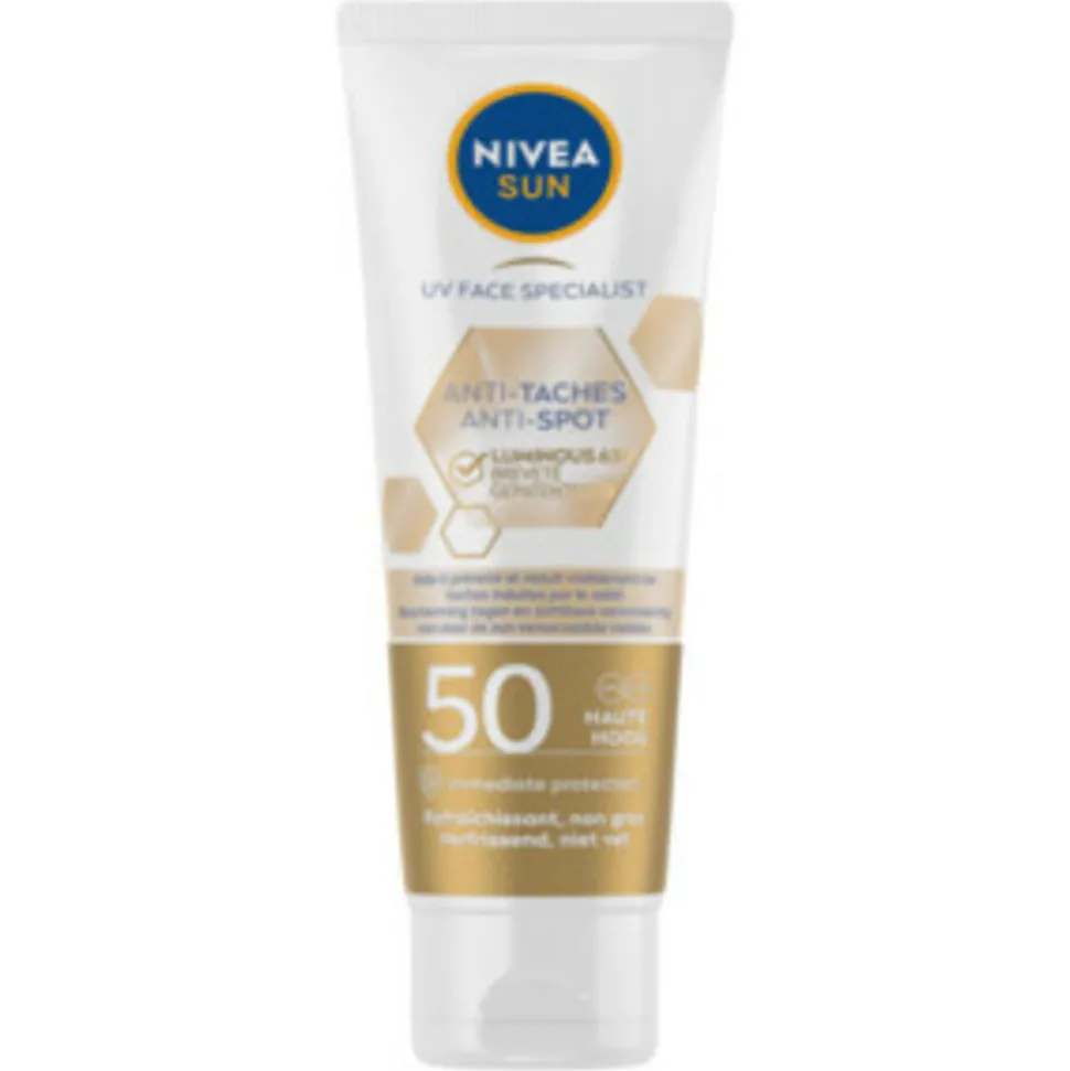 NIVEA Sun Luminous Zonnecrème Gezicht SPF 50 40 ml