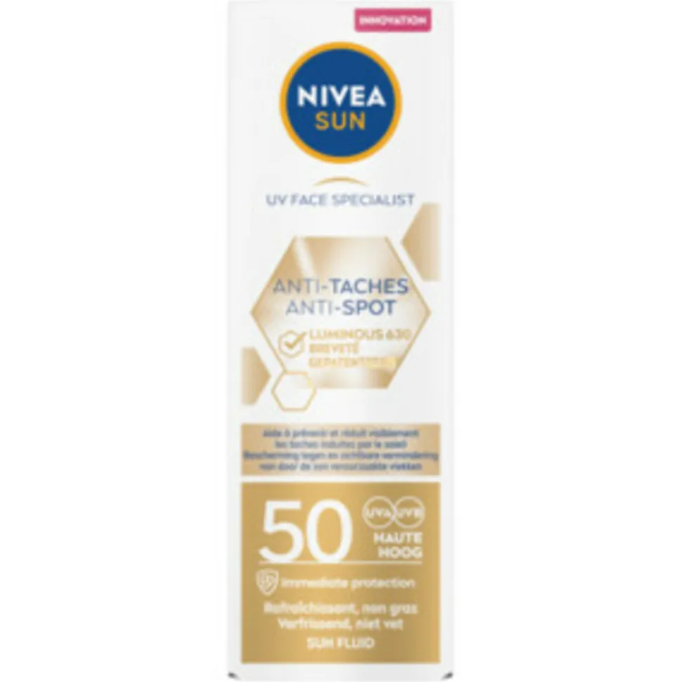 NIVEA Sun Luminous Zonnecrème Gezicht SPF 50 40 ml