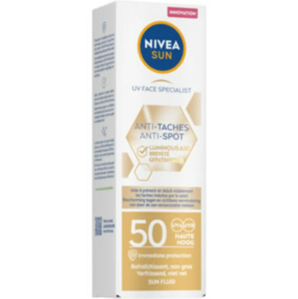 NIVEA Sun Luminous Zonnecrème Gezicht SPF 50 40 ml