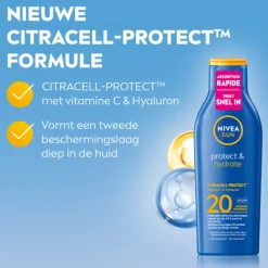 NIVEA Sun Protect & Hydrate Zonnemelk SPF 20 200 ml