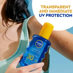 NIVEA Sun Protect en Dry Touch Verfrissende Vernevelende Spray SPF 30 200 ml