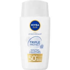 NIVEA Sun Triple Protect Zonnecrème Gezicht SPF 50+ 40 ml