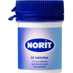 Norit Tabletten 125 mg 50 stuks
