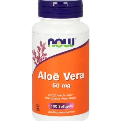 NOW Aloë Vera 50 mg 100 softgels