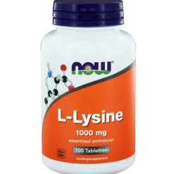 NOW Llysine 1000 mg 100 tabletten