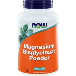 NOW Magnesium Bisglycinaat Poeder 227 gr