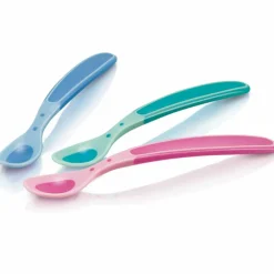 Nuby Warmtegevoelige Lepetljes 3+ mnd 3 stuks