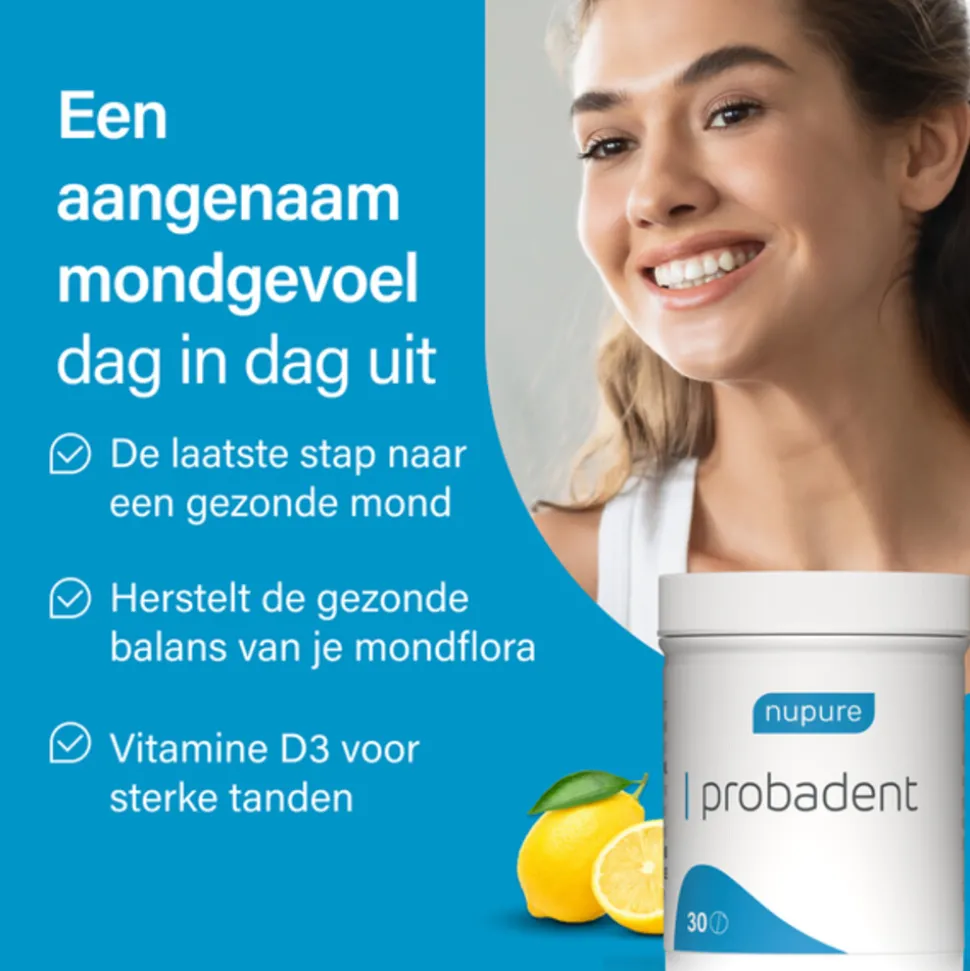 Nupure Probadent Probiotica 30 stuks