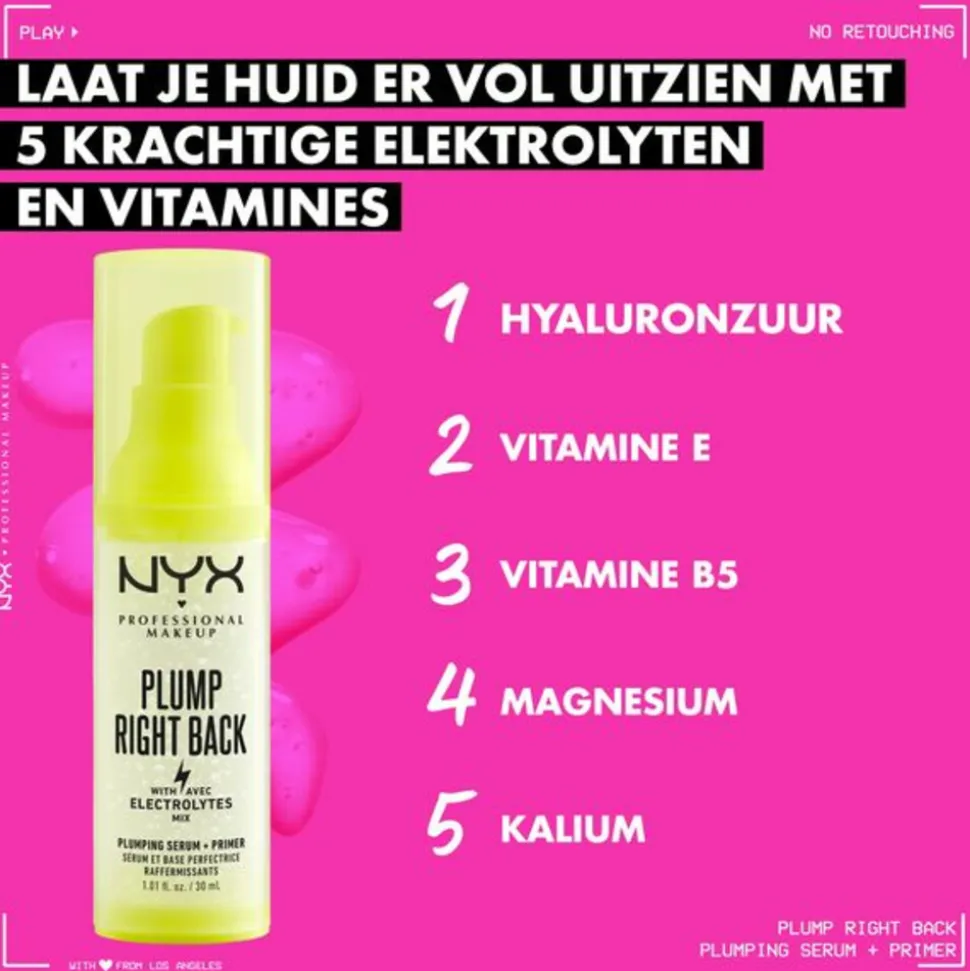 NYX Plum Right Black Primer 30 ml