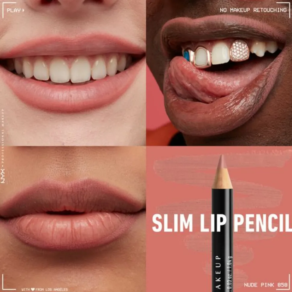 NYX Slim Lip Pencil Nude Pink 1 gr