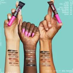 NYX Thick It Stick It Wenkbrauwgel Mascara Cool Ash 7 ml