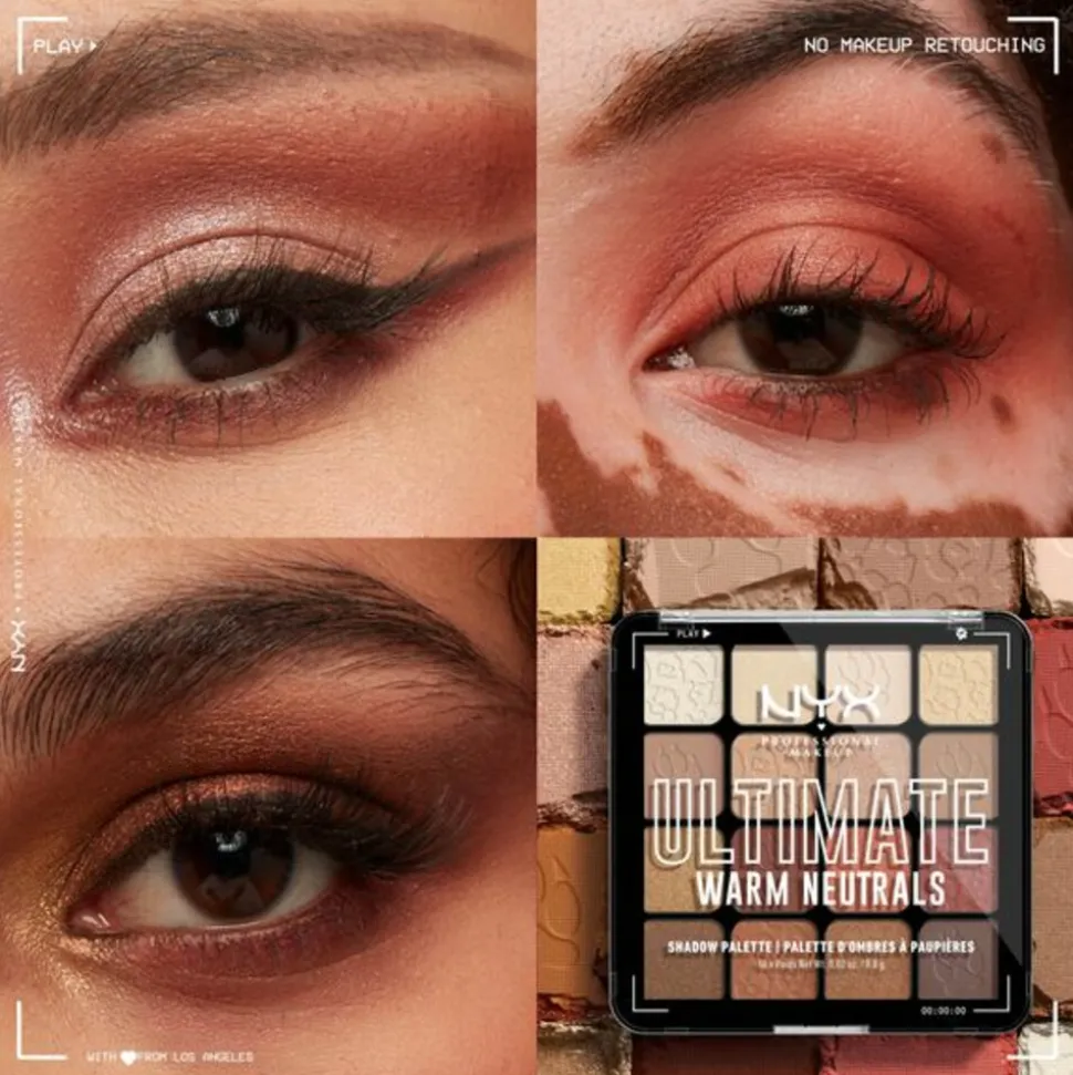 NYX Ultimate Oogschaduw Palette Warm Neutrals 1 stuk