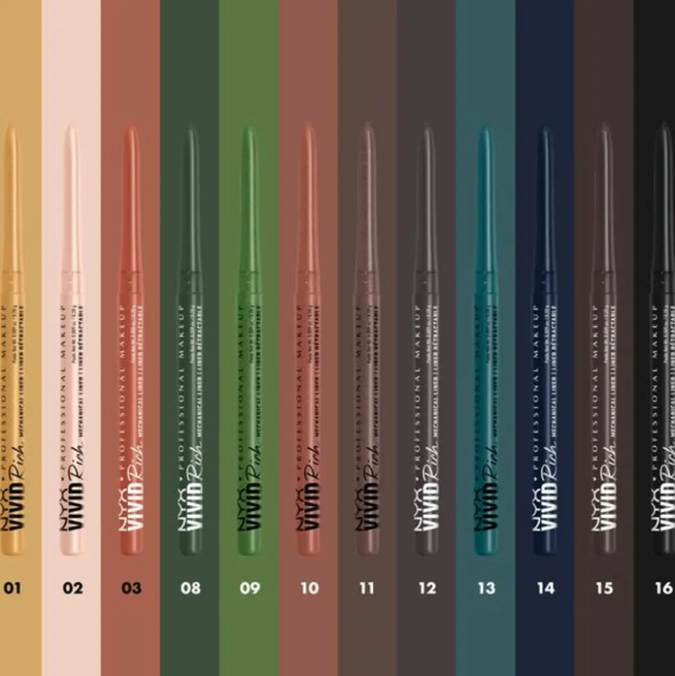 NYX Vivid Rich Mechanical Oogpotlood It's Giving Jade 0.28 gr