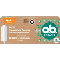 OB Organic Cotton Super 16 stuks