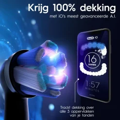 Oral-B Elektrische Tandenborstel iO 9 Duo Zwart & Roze 2 stuks