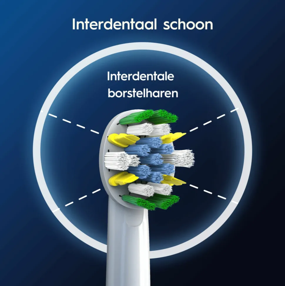 Oral-B Opzetborstels FlossAction Wit 4 stuks