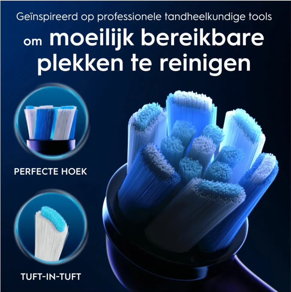 Oral-B Opzetborstels iO Ultimate Clean Zwart 6 stuks