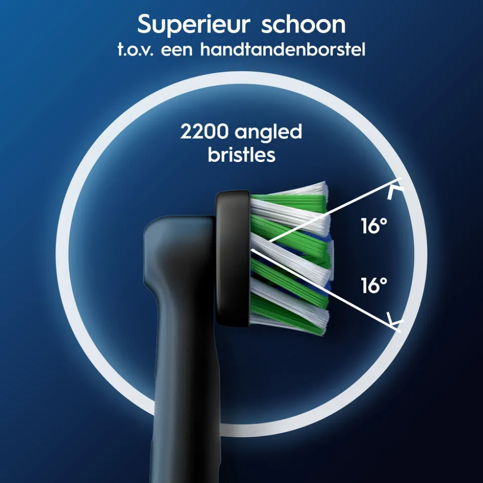 Oral-B Opzetborstels Pro Cross Action Zwart 12 stuks