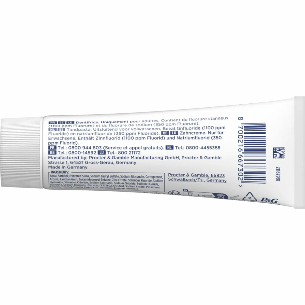 Oral-B Tandpasta Professional Bescherming Gevoelige Tanden Frisse Munt 75 ml