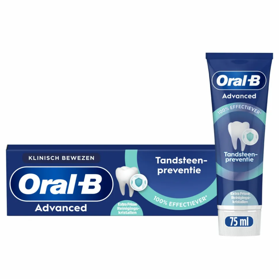 Oral-B Tandpasta Professional Tandsteencontrole Reinigingskristallen Extra Fris 75 ml