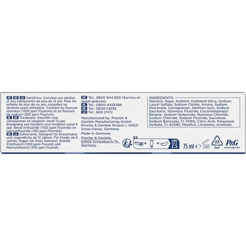 Oral-B Tandpasta Professional Glazuurversterkend Extra Fris 75 ml