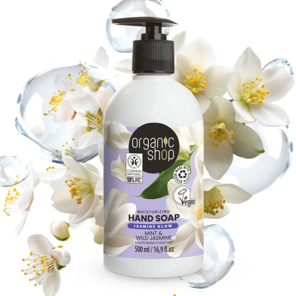 Organic Shop Handzeep Jasmine and Mint 500 ml