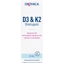 Orthica Oliedruppels D3 & K2 25 ml