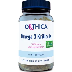 Orthica Omega-3 Krillolie 60 softgels