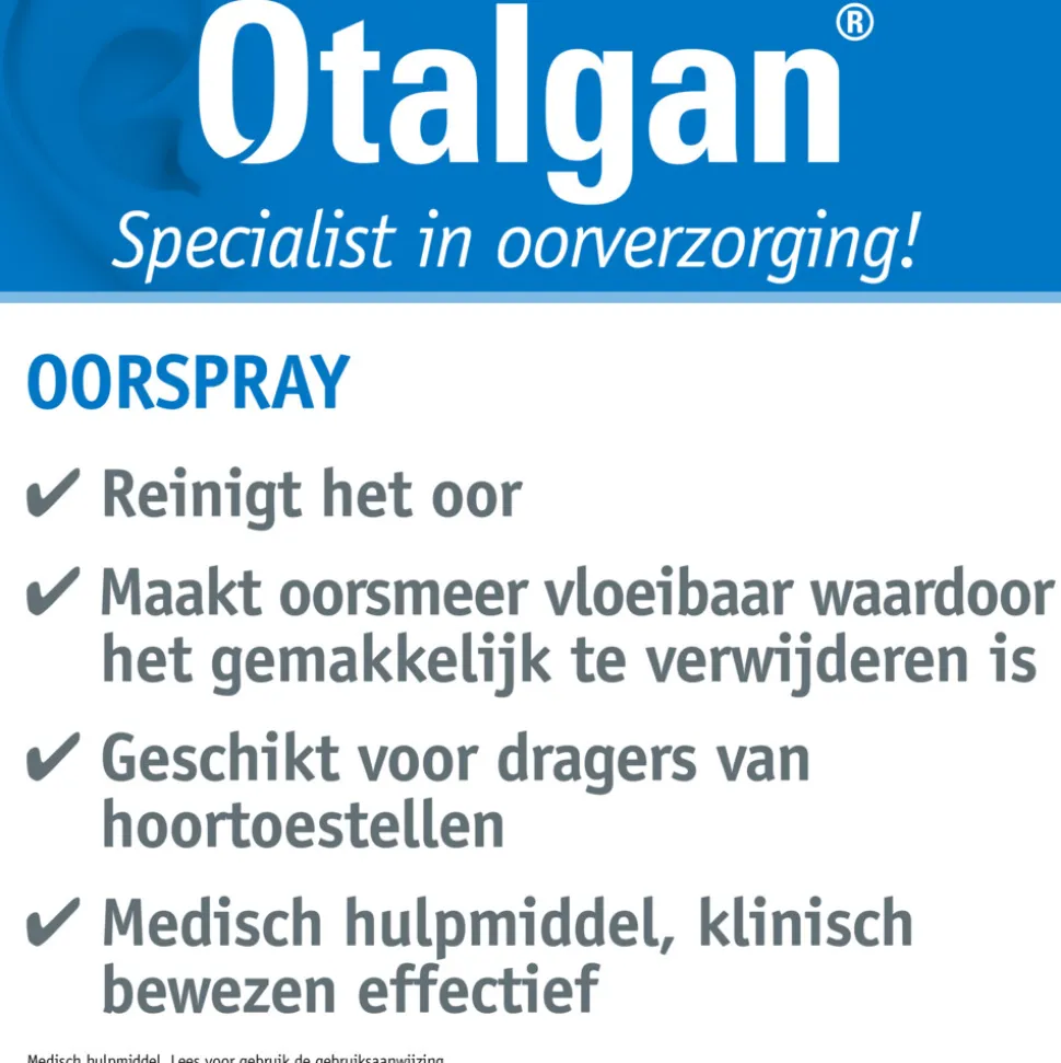 Otalgan Oorspray Hygiëne 50 ml