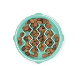Outward Hound Dog Fun Feeder Wave Small Mintgroen 14.5 x 13 x 3 cm