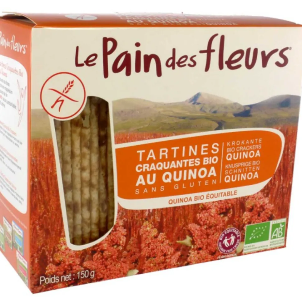 Pain fleur Crackers Quinoa 150 gr