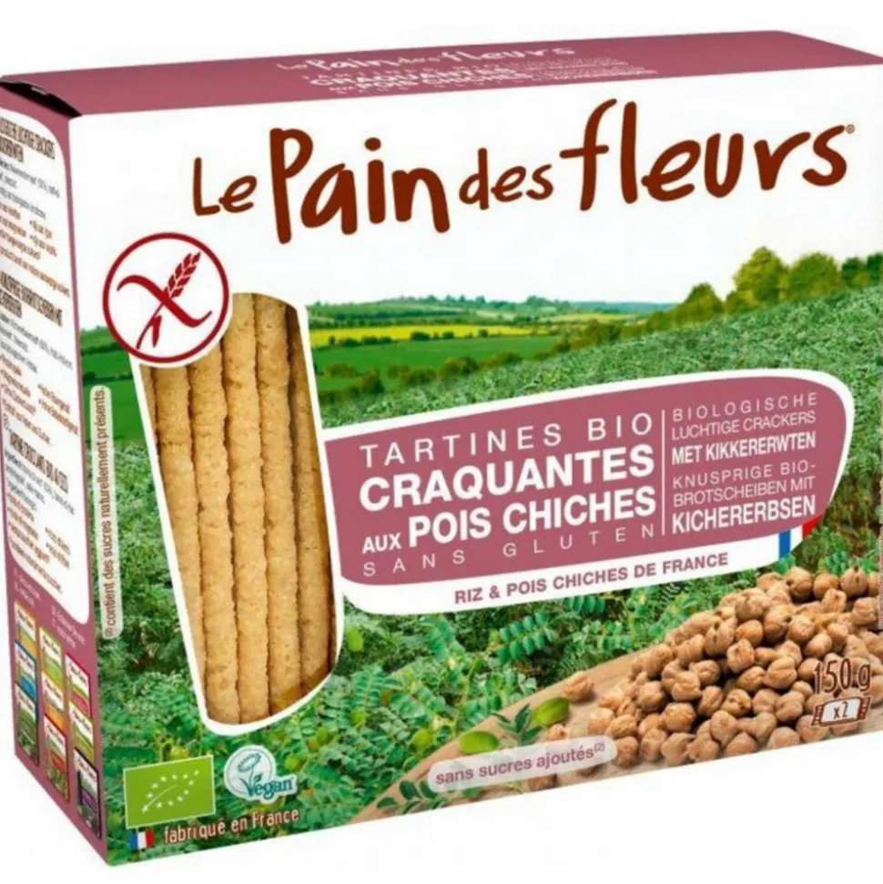 Pain fleur Kikkererwt Cracker Bio 150 gr