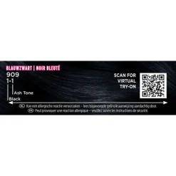 Palette Palette Intensive Oil-Care Color Haarkleuring 909 Blauwzwart