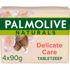 Palmolive Tabletzeep Naturals Amandel & Melk 4x 90 gr