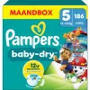 Pampers Baby Dry Luiers Paw Patrol Maat 5 (11-16 kg) 186 stuks